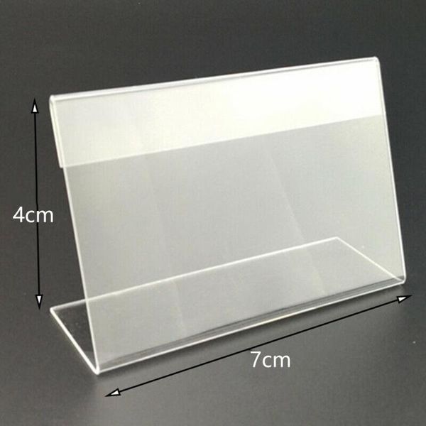 frames 25pcs 4*7cm acrylic l-shaped price tag display holder rack label stands tool transparent stand
frames 25pcs 4*7cm acrylic l-shaped price tag display holder rack label stands tool transparent stand