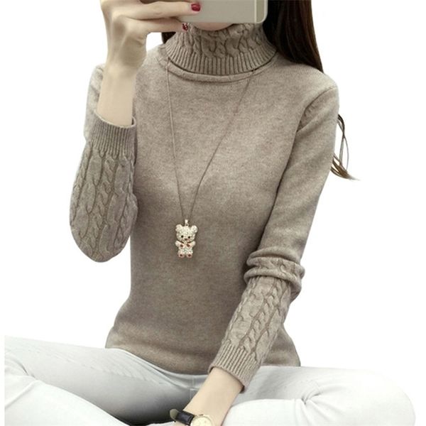 thick warm women turtleneck winter sweaters and pullovers knit long sleeve cashmere sweater female jumper 211007, White;black
thick warm women turtleneck winter sweaters and pullovers knit long sleeve cashmere sweater female jumper 211007, White;black