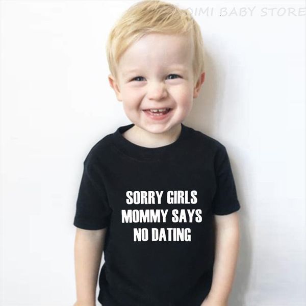sorry girls mommy says no dating funny kids boys toddler boy short sleeve letter print clothes children fashion tees, Blue
sorry girls mommy says no dating funny kids boys toddler boy short sleeve letter print clothes children fashion tees, Blue