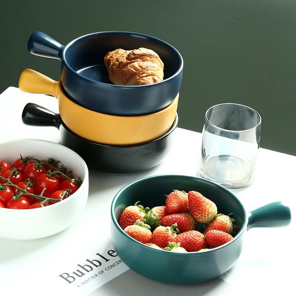 single handle ceramic bowl home decoration fruit salad noodle ornaments baking breakfast household tableware bowls
single handle ceramic bowl home decoration fruit salad noodle ornaments baking breakfast household tableware bowls