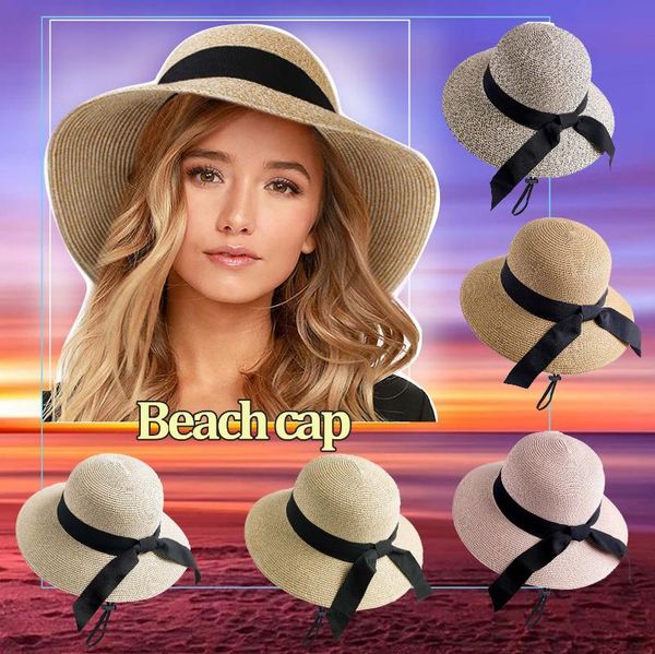wide brim hats simple foldable floppy girls straw hat sun beach women summer outdoor travel cap lady versatile female, Blue;gray
wide brim hats simple foldable floppy girls straw hat sun beach women summer outdoor travel cap lady versatile female, Blue;gray