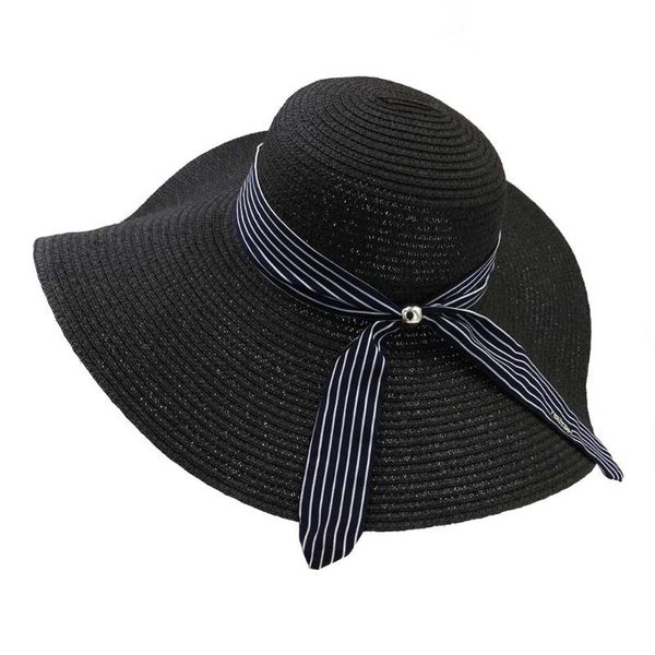 Simple Sun Hat Female Protection Wild Casual Beach Summer Seaside Big Straw Korean Wide Brim Hats, Blue;gray
Simple Sun Hat Female Protection Wild Casual Beach Summer Seaside Big Straw Korean Wide Brim Hats, Blue;gray