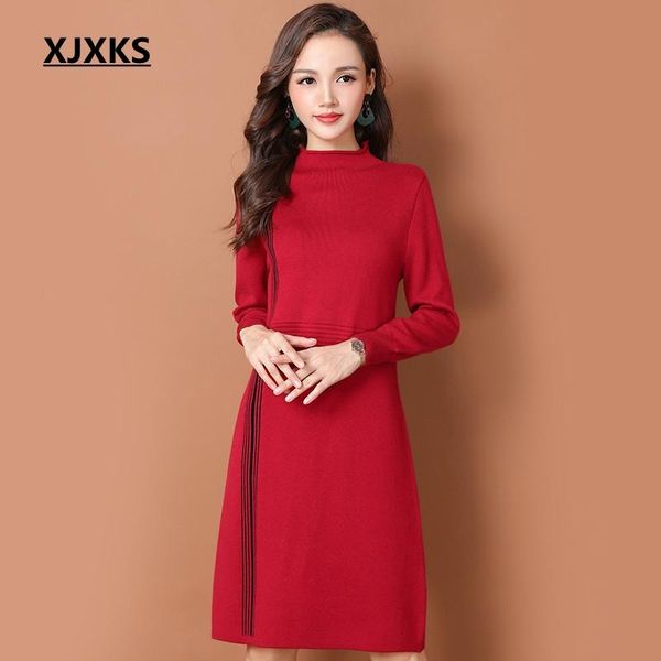casual dresses xjxks 2021 fashion autumn turtleneck sweater streetwear fall for women clothing, Black;gray
casual dresses xjxks 2021 fashion autumn turtleneck sweater streetwear fall for women clothing, Black;gray
