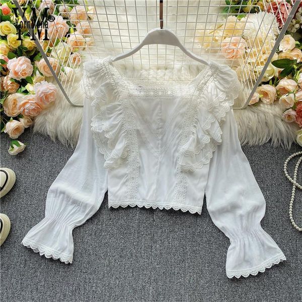 yornmona white blouses women korean fashion ruffled gothic vintage long sleeve elegant party crop chic female shirts women's &
yornmona white blouses women korean fashion ruffled gothic vintage long sleeve elegant party crop chic female shirts women's &