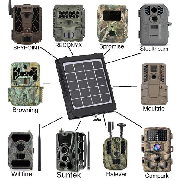 14.4w solar panel charger output 12v 9v 6v waterproof with 8000mah li battery 2.1mm 1.7mm 1.35mm for hunting trail game camera cameras
14.4w solar panel charger output 12v 9v 6v waterproof with 8000mah li battery 2.1mm 1.7mm 1.35mm for hunting trail game camera cameras