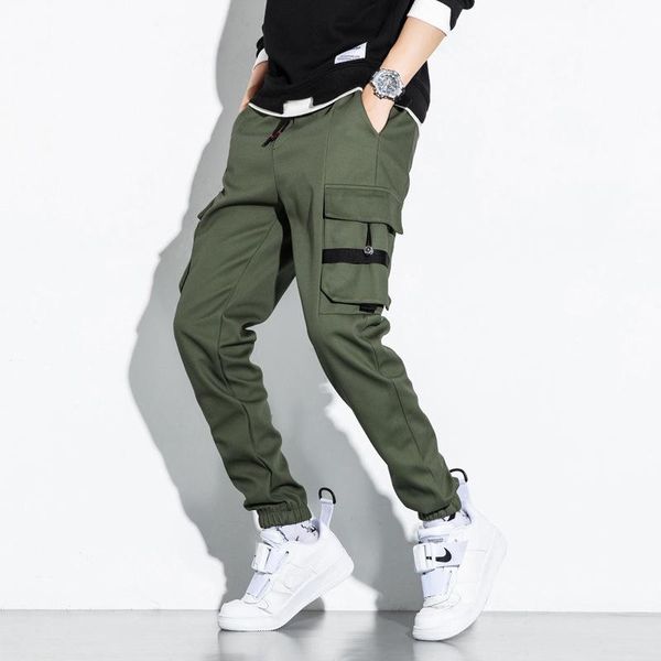 men's pants 2021 autumn and winter plus-sized casual cotton trousers trendy ankle length streetwear jogger, Black
men's pants 2021 autumn and winter plus-sized casual cotton trousers trendy ankle length streetwear jogger, Black