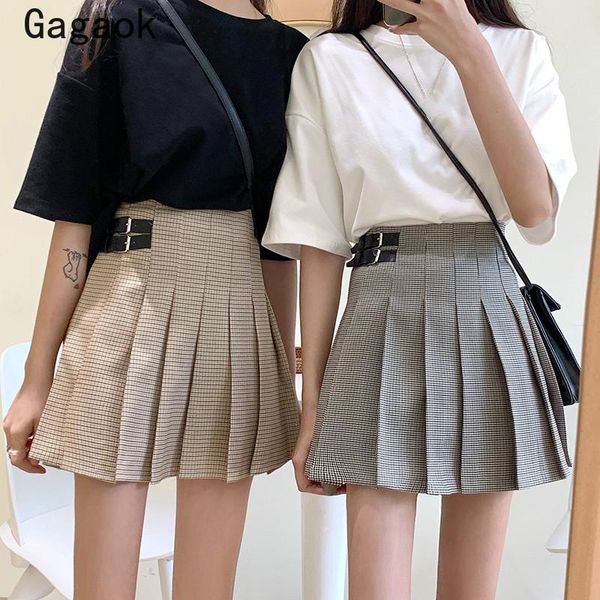 skirts gagaok women england style plaid skirt 2021 summer pleated empire lace-up mini loose casual harajuku wild fashion, Black
skirts gagaok women england style plaid skirt 2021 summer pleated empire lace-up mini loose casual harajuku wild fashion, Black
