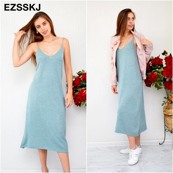 2021chic a-line basic spring summer dress strapless knit dress women loose camisole oversize long dress female knit maxi, Black;gray
2021chic a-line basic spring summer dress strapless knit dress women loose camisole oversize long dress female knit maxi, Black;gray