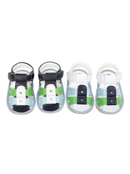 little baby boys girls leather sandals, non-slip soft rubber sole color block flat shoes athletic & outdoor, Black
little baby boys girls leather sandals, non-slip soft rubber sole color block flat shoes athletic & outdoor, Black