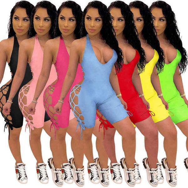 women jumpsuit designer 2022 new slim v neck pajamas nightwear home wear sleeveless backless hollow out one piece pants fashion rompers, White
women jumpsuit designer 2022 new slim v neck pajamas nightwear home wear sleeveless backless hollow out one piece pants fashion rompers, White