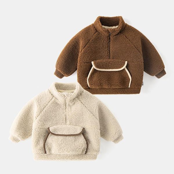 jackets baby lamb velvet jacket born winter clothes for boys and children thick warm girls foreign style outerwear, Blue;gray
jackets baby lamb velvet jacket born winter clothes for boys and children thick warm girls foreign style outerwear, Blue;gray