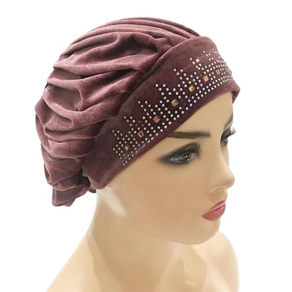 beanie/skull caps gold velvet inner hijabs muslim turban for women with drill ethnic islamic wrap head turbante ready to wear hijab bonnet, Blue;gray
beanie/skull caps gold velvet inner hijabs muslim turban for women with drill ethnic islamic wrap head turbante ready to wear hijab bonnet, Blue;gray