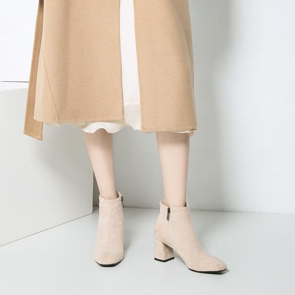 boots ymechic beige suede flock sock high heel women 2021 block heels womens ankle booties woman footwear winter shoes 43, Black
boots ymechic beige suede flock sock high heel women 2021 block heels womens ankle booties woman footwear winter shoes 43, Black