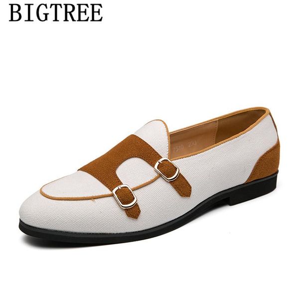dress shoes italian monk strap for men wedding luxury flat footwear slip on loafers oxford zapatillas hombre, Black
dress shoes italian monk strap for men wedding luxury flat footwear slip on loafers oxford zapatillas hombre, Black