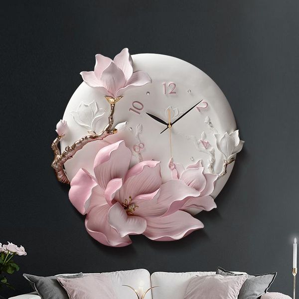 wall clocks creative clock luxury hand-painted flower decoration simple style living romm tv background watch la034
wall clocks creative clock luxury hand-painted flower decoration simple style living romm tv background watch la034