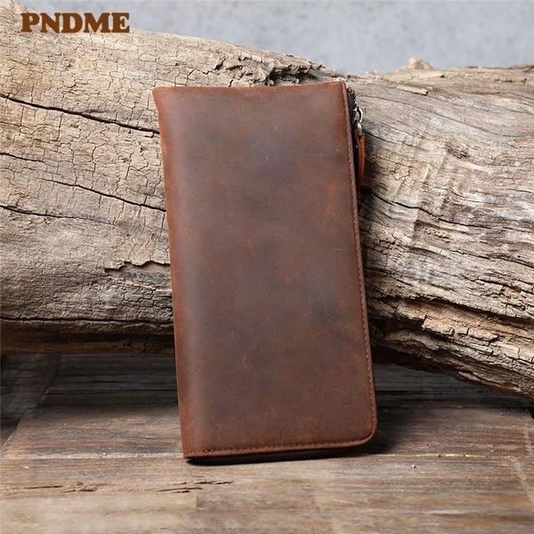 vintage simple men's long wallet casual natural genuine leather multi-card card holder phone clutch purse wallets, Red;black
vintage simple men's long wallet casual natural genuine leather multi-card card holder phone clutch purse wallets, Red;black