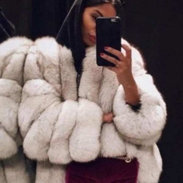 women's fur & faux women coat mink coats winter fashion elegant thick warm outerwear fake jacket, Black
women's fur & faux women coat mink coats winter fashion elegant thick warm outerwear fake jacket, Black