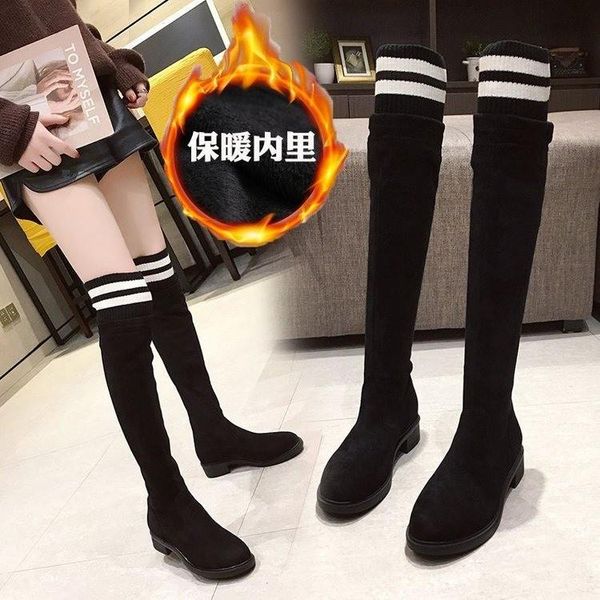 boots over the knee for women winter shoes thigh high 2021 fashion real leather stretch pointed toe heels full zipper long, Black
boots over the knee for women winter shoes thigh high 2021 fashion real leather stretch pointed toe heels full zipper long, Black