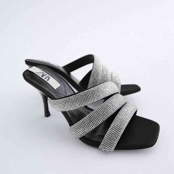 slippers zar summer new pink fashion square toe crystal high heels outer wear stiletto muller sandals party shoes women u, Black
slippers zar summer new pink fashion square toe crystal high heels outer wear stiletto muller sandals party shoes women u, Black