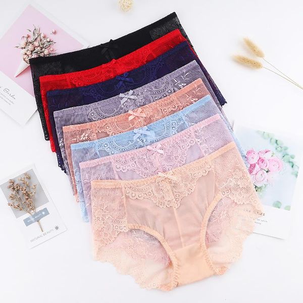 women's panties underpant ladies lace mid-waist mesh cotton lingerie lady women, Black;pink
women's panties underpant ladies lace mid-waist mesh cotton lingerie lady women, Black;pink