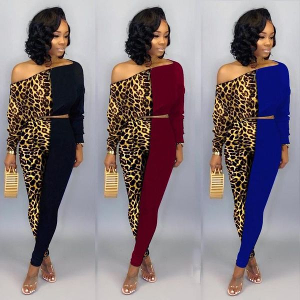 two piece dress adfvat leopard print contrast color patchwork set women long sleeve skew collar crop and skinny pants wn-k8856, White
two piece dress adfvat leopard print contrast color patchwork set women long sleeve skew collar crop and skinny pants wn-k8856, White