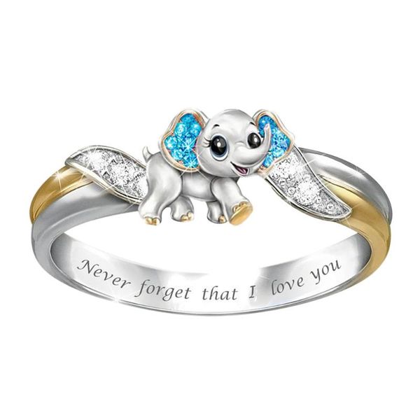 wedding rings design fashion cute valentine's day elephant ring animal women party jewelry size 5-10 gift for, Slivery;golden
wedding rings design fashion cute valentine's day elephant ring animal women party jewelry size 5-10 gift for, Slivery;golden