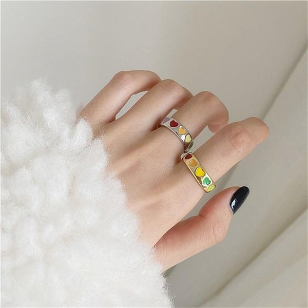 wedding rings vintage gothic colorful enamel love heart ring cute simple metal gold silver color for women punk rock jewelry, Slivery;golden
wedding rings vintage gothic colorful enamel love heart ring cute simple metal gold silver color for women punk rock jewelry, Slivery;golden