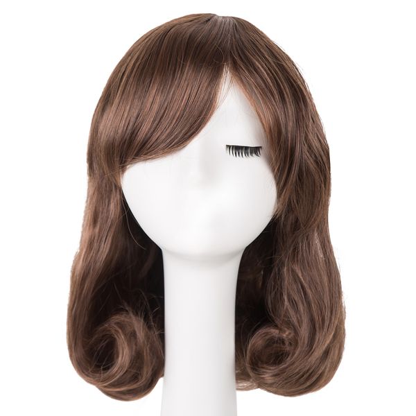 costume accessories fei-show synthetic hair heat resistant fiber short wavy wigs costume cosplay halloween women inclined bangs carnival hai, Silver
costume accessories fei-show synthetic hair heat resistant fiber short wavy wigs costume cosplay halloween women inclined bangs carnival hai, Silver