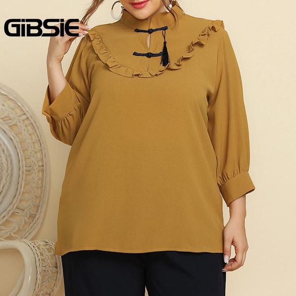 plus size t-shirt gibsie vintage mandarin collar frill trim solid women blouse shirt 2021 autumn elegant office lady and blouses
plus size t-shirt gibsie vintage mandarin collar frill trim solid women blouse shirt 2021 autumn elegant office lady and blouses