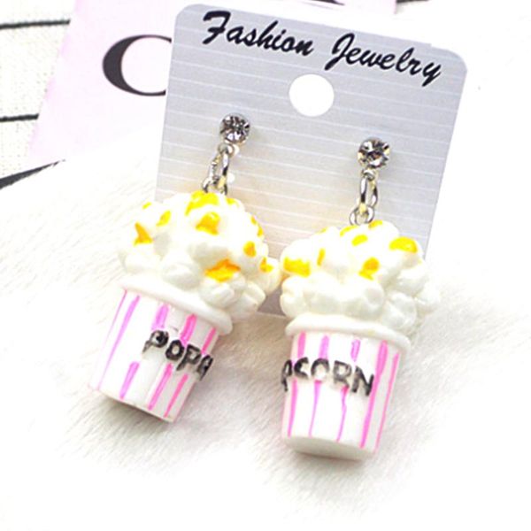 dangle & chandelier japan and south korea earrings cartoon lovely fashion trendy popcorn simulation, Silver
dangle & chandelier japan and south korea earrings cartoon lovely fashion trendy popcorn simulation, Silver