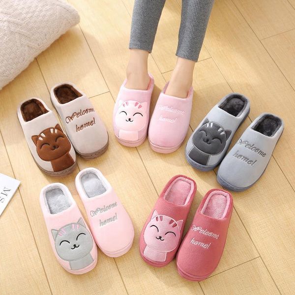 slippers women 2021 winter platform home indoor couples non-slip warm casual cotton shoes female trend cute cat flip flops, Black
slippers women 2021 winter platform home indoor couples non-slip warm casual cotton shoes female trend cute cat flip flops, Black