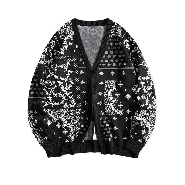 men's sweaters autumn vintage knitwear sweater men knitted hip hop cashew flowers jacquard warm cardigan mens clothes, White;black
men's sweaters autumn vintage knitwear sweater men knitted hip hop cashew flowers jacquard warm cardigan mens clothes, White;black
