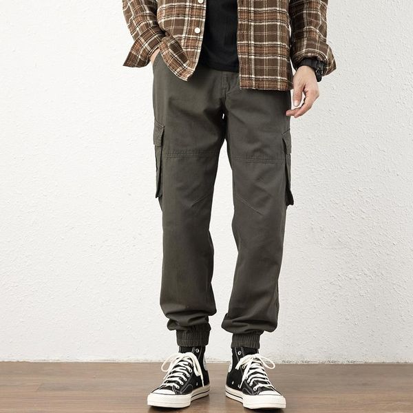 men's pants men leisure cargo spring autumn elastic opening side baggy pockets design casual trousers male black khaki army green wear
men's pants men leisure cargo spring autumn elastic opening side baggy pockets design casual trousers male black khaki army green wear