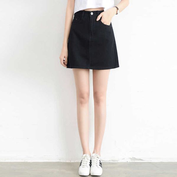 jmprs fashion korean spring summer women denim skirt high waist mini skirts jeans plus size harajuku cotton girls black skirt 210923
jmprs fashion korean spring summer women denim skirt high waist mini skirts jeans plus size harajuku cotton girls black skirt 210923