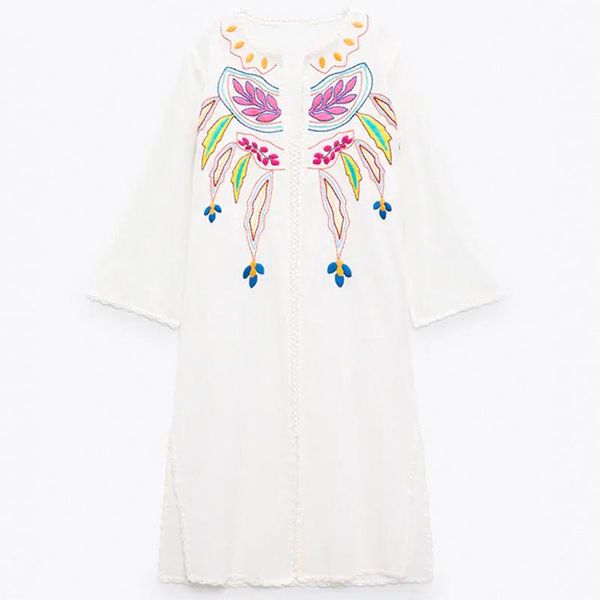 casual dresses zaahopop summer women embroidery midi fashion long sleeve vintage white dress elegant female robe femme vestidos, Black;gray
casual dresses zaahopop summer women embroidery midi fashion long sleeve vintage white dress elegant female robe femme vestidos, Black;gray