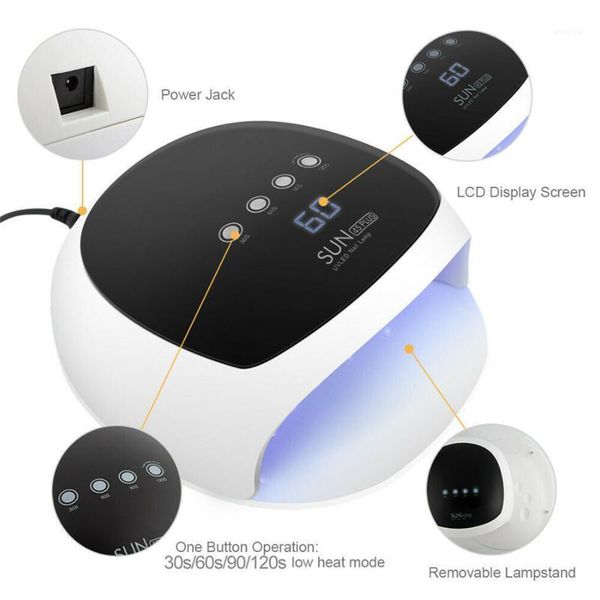 sun4 plus 52w uv led light nail dryer lcd display touch sensor timer toolssmart induction potherapy machine1
sun4 plus 52w uv led light nail dryer lcd display touch sensor timer toolssmart induction potherapy machine1