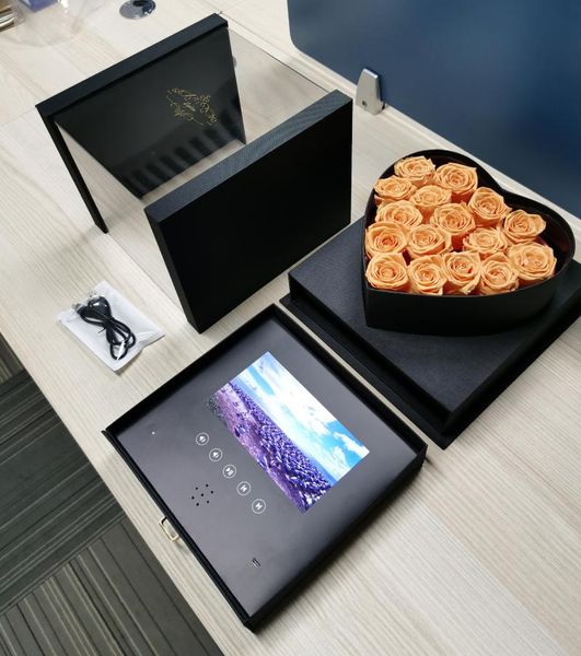 inch lcd video gift box from china factory for business flower with acrylic lid wrap
inch lcd video gift box from china factory for business flower with acrylic lid wrap