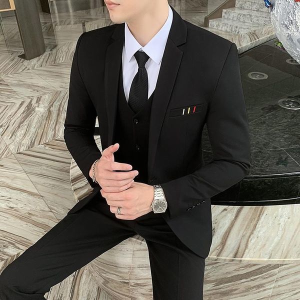 men's suits & blazers suit three - piece korean version slim small wedding dress professional business coat 3xl 4xl, White;black
men's suits & blazers suit three - piece korean version slim small wedding dress professional business coat 3xl 4xl, White;black