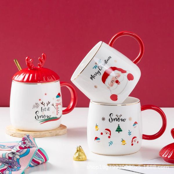 mugs 2022 year christmas antler ceramic mug santa claus large capacity coffee milk cup with cover spoon home thermal for tea
mugs 2022 year christmas antler ceramic mug santa claus large capacity coffee milk cup with cover spoon home thermal for tea