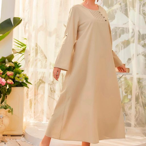 casual dresses 2021 women's plus size solid color dress fashion round neck long sleeve xl-5xl vestido, Black;gray
casual dresses 2021 women's plus size solid color dress fashion round neck long sleeve xl-5xl vestido, Black;gray