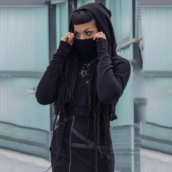 tee women's black hoodie, street clothing, close fitting mesh belt informal gothic sweatshirt, long sweater, White
tee women's black hoodie, street clothing, close fitting mesh belt informal gothic sweatshirt, long sweater, White