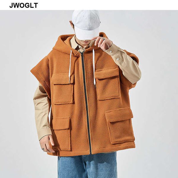multiple pockets fleece vest jacket mens autumn warm sleeveless jackets male winter casual waistcoat men zipper hoody vest 210528, Black;white
multiple pockets fleece vest jacket mens autumn warm sleeveless jackets male winter casual waistcoat men zipper hoody vest 210528, Black;white