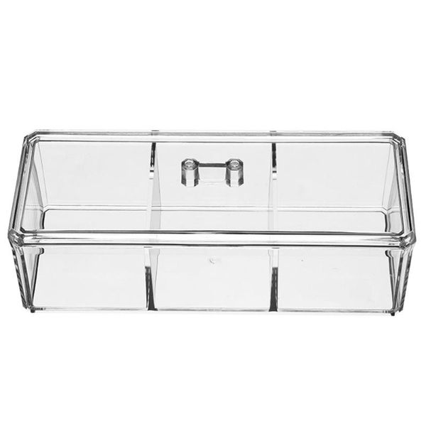 storage bottles & jars 1 pc acrylic transparency food box stackable 3 grids tea bag organizer kitchen sorting container with cover
storage bottles & jars 1 pc acrylic transparency food box stackable 3 grids tea bag organizer kitchen sorting container with cover