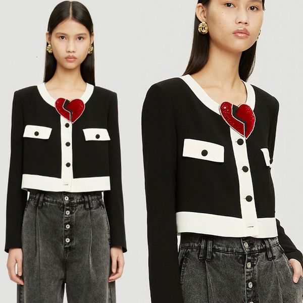 women's jackets fashion style korean high-quality clothes woman's jacket long sleeve love diamond design drop black woman r248, Black;brown
women's jackets fashion style korean high-quality clothes woman's jacket long sleeve love diamond design drop black woman r248, Black;brown