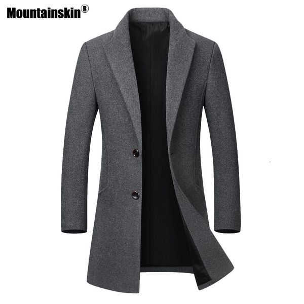 men's jackets mountainskin wool jacket thicken coats casual slim fit turn down collar fashion male trench coat mens brand clothing sa62, Black;brown
men's jackets mountainskin wool jacket thicken coats casual slim fit turn down collar fashion male trench coat mens brand clothing sa62, Black;brown