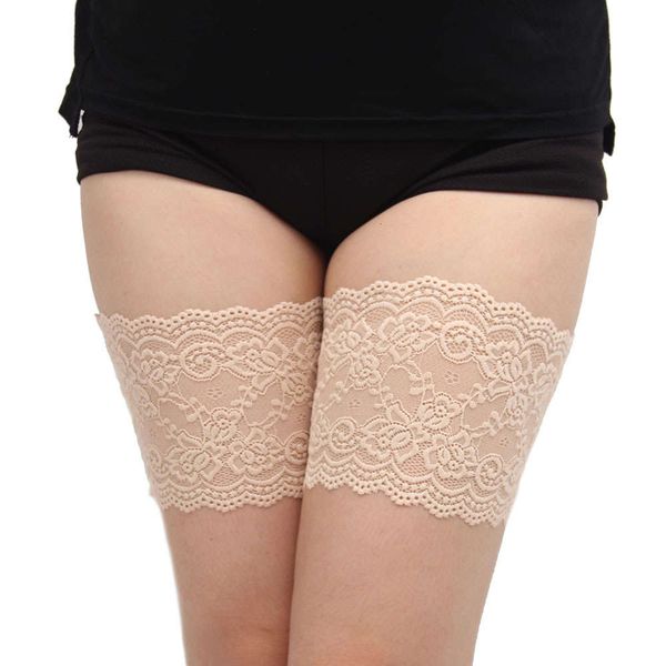 silicone anti slip bud silk stockings cover elastic lace thigh friction invisible, Black
silicone anti slip bud silk stockings cover elastic lace thigh friction invisible, Black