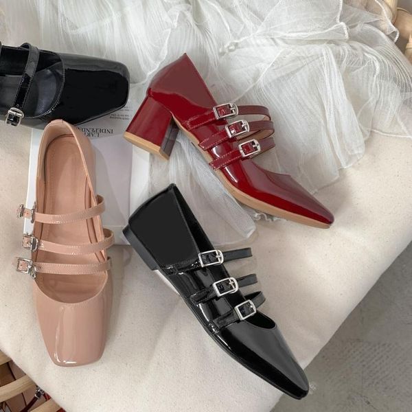 dress shoes heels pumps women autumn patent leather mary janes retro chaussures femme rhinestone ladies zapatos de mujer, Black
dress shoes heels pumps women autumn patent leather mary janes retro chaussures femme rhinestone ladies zapatos de mujer, Black