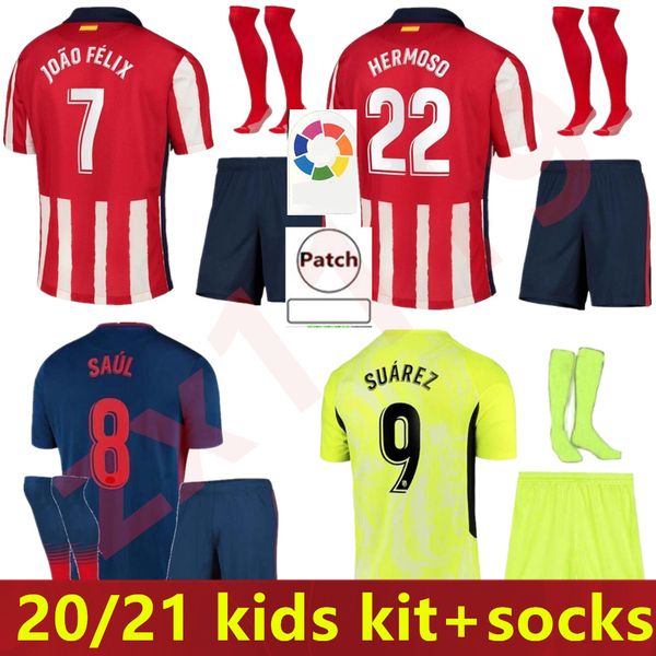 20 21 atletico soccer jerseys suárez madrid 2021 joão félix saul koke m.llorente dembélé kids kits training football jersey pants, Black;yellow
20 21 atletico soccer jerseys suárez madrid 2021 joão félix saul koke m.llorente dembélé kids kits training football jersey pants, Black;yellow