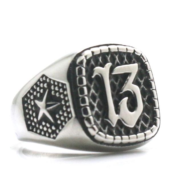 cluster rings mens 316l stainless steel cool 13 star punk gothic ring est, Golden;silver
cluster rings mens 316l stainless steel cool 13 star punk gothic ring est, Golden;silver