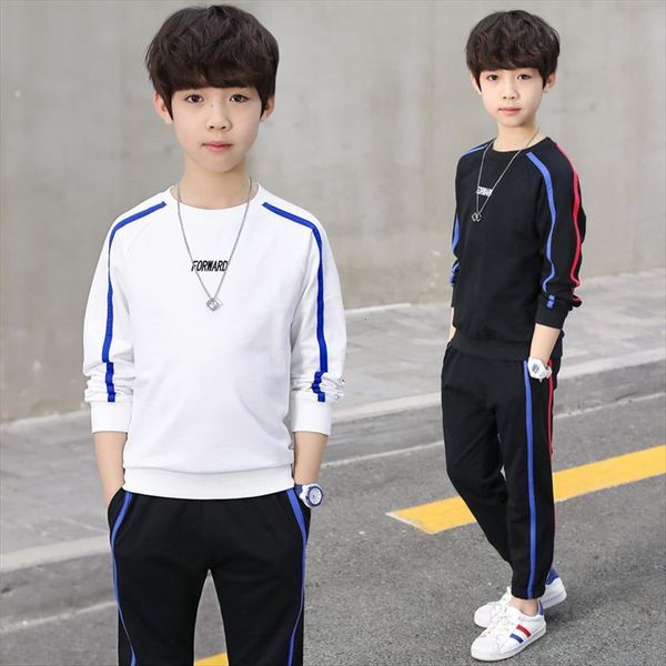 boys sportswear spring autumn casual toddler teens clothes long sleeve coat pant children clothing set kids tracksuits, White 
boys sportswear spring autumn casual toddler teens clothes long sleeve coat pant children clothing set kids tracksuits, White